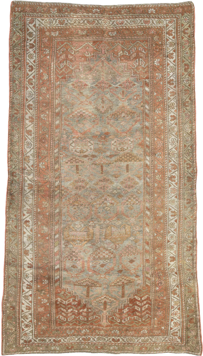 Vintage Persian Kurdish Rug, No.20629 - Staging