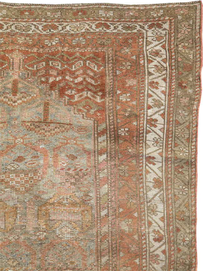 Vintage Persian Kurdish Rug, No.20629 - Staging