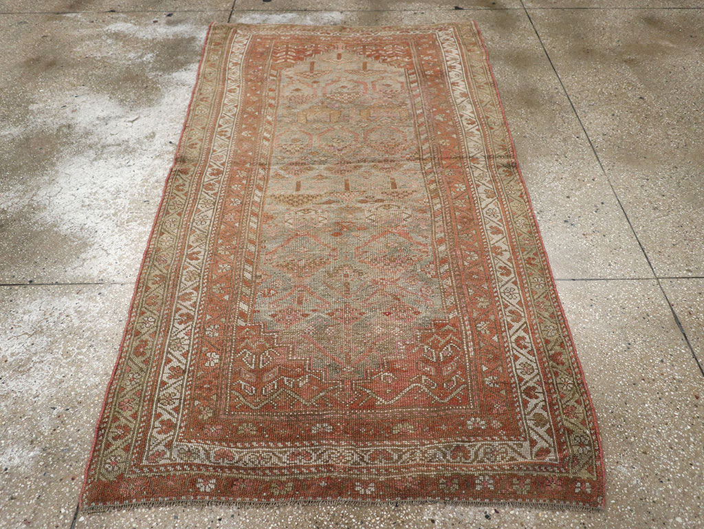 Vintage Persian Kurdish Rug, No.20629 - Staging