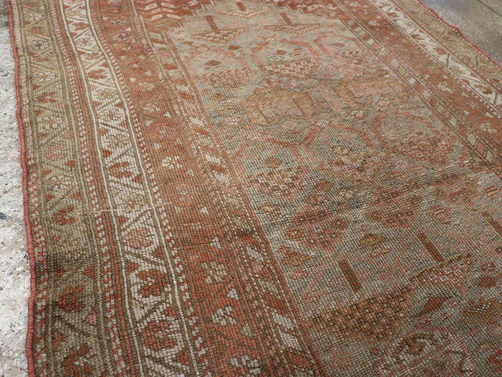 Vintage Persian Kurdish Rug, No.20629 - Staging