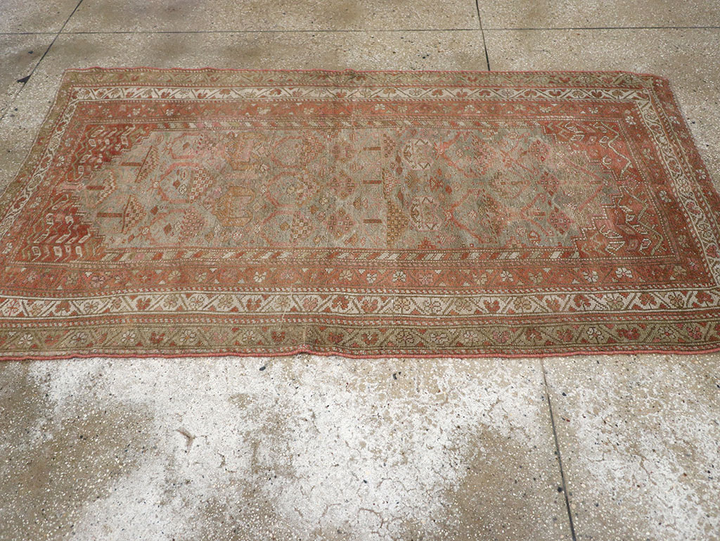 Vintage Persian Kurdish Rug, No.20629 - Staging