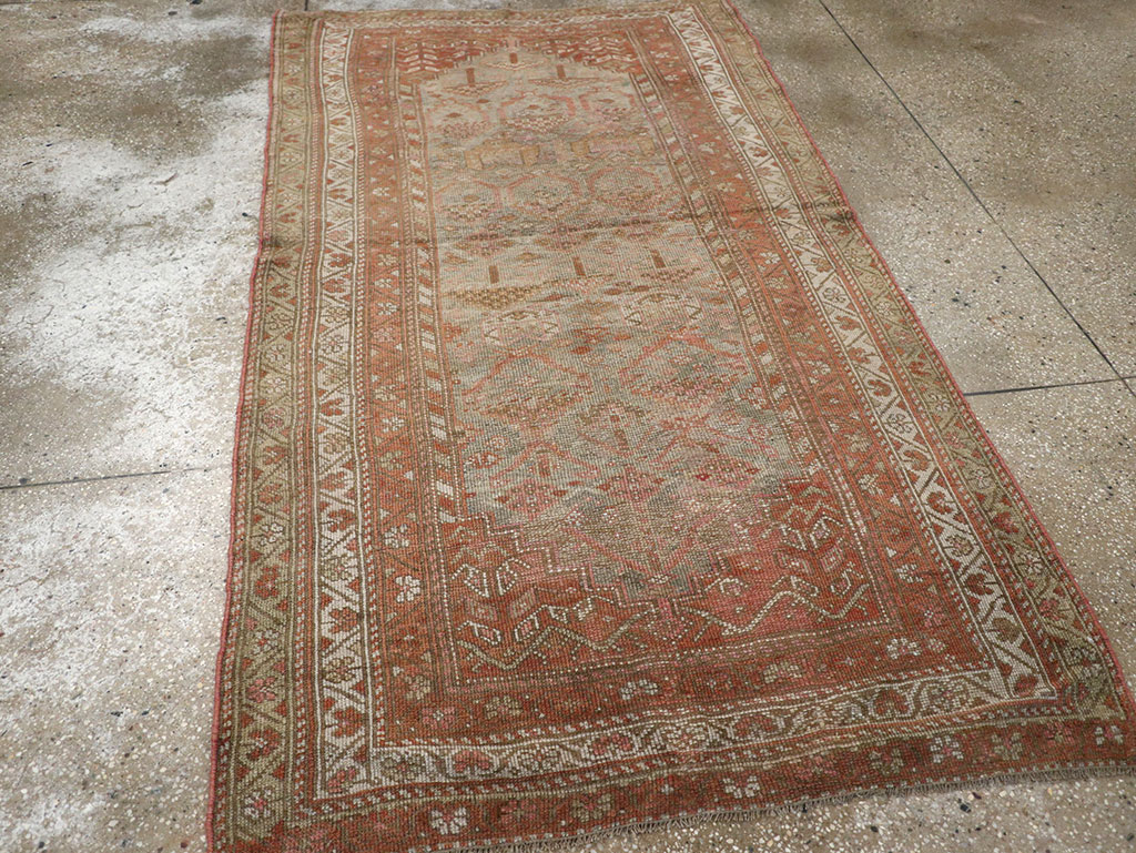 Vintage Persian Kurdish Rug, No.20629 - Staging