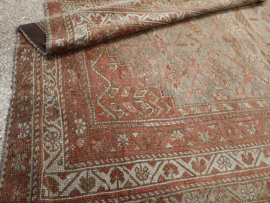 Vintage Persian Kurdish Rug, No.20629 - Staging