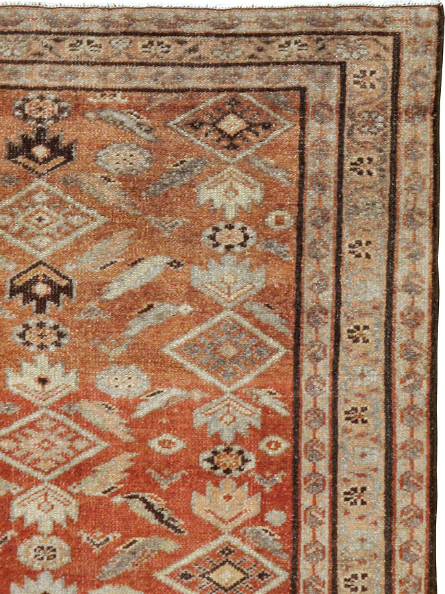 Vintage Persian Malayer Rug, No.20632 - Staging