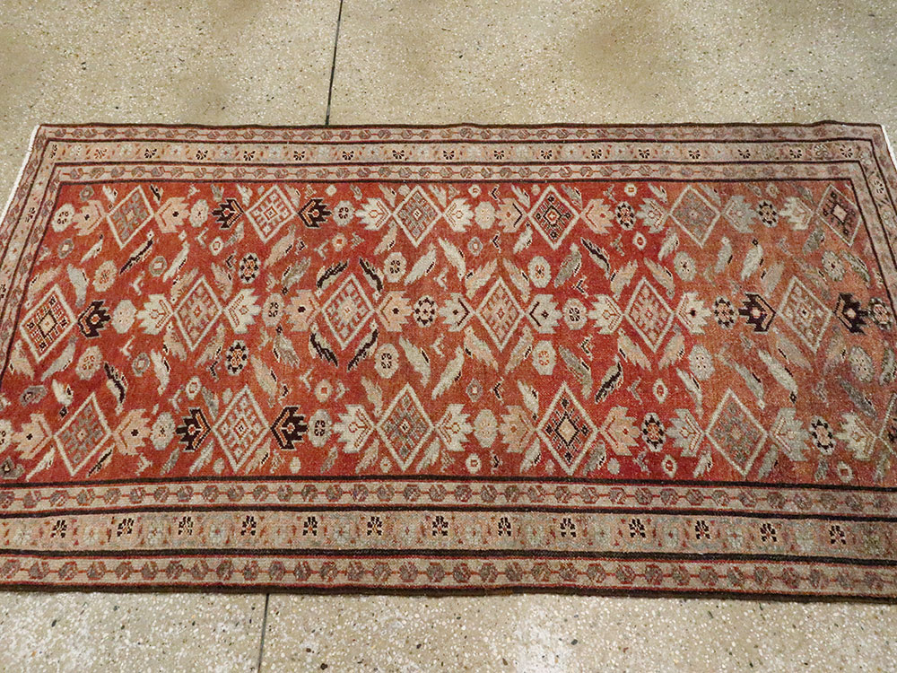 Vintage Persian Malayer Rug, No.20632 - Staging
