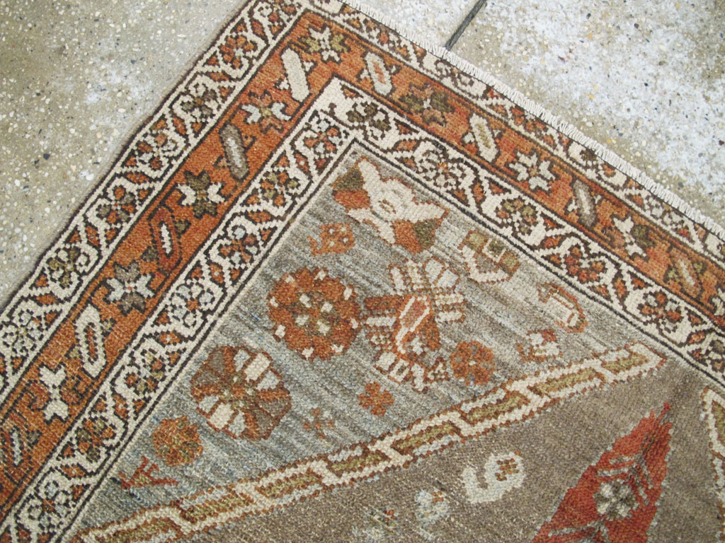 Vintage Persian Kurdish Rug, No.20633 - Staging