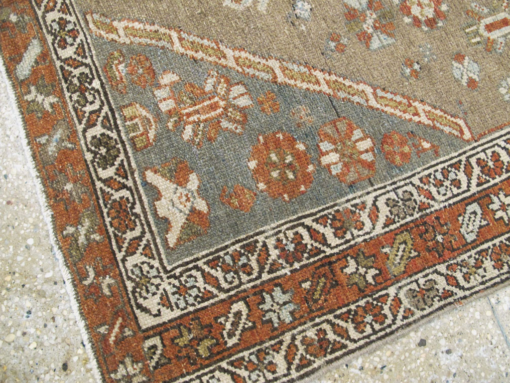 Vintage Persian Kurdish Rug, No.20633 - Staging