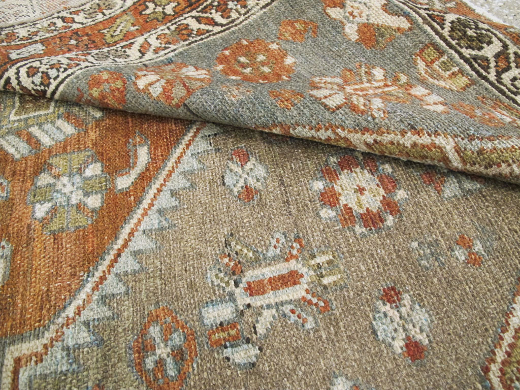 Vintage Persian Kurdish Rug, No.20633 - Staging