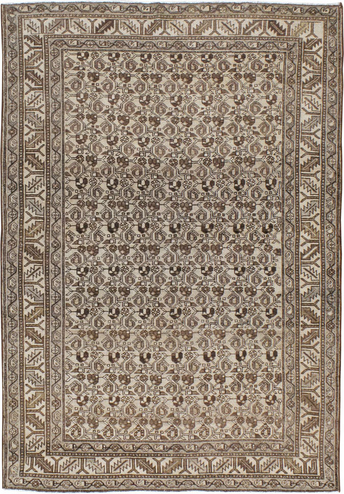 Antique Persian Malayer Rug, No.20634 - Staging
