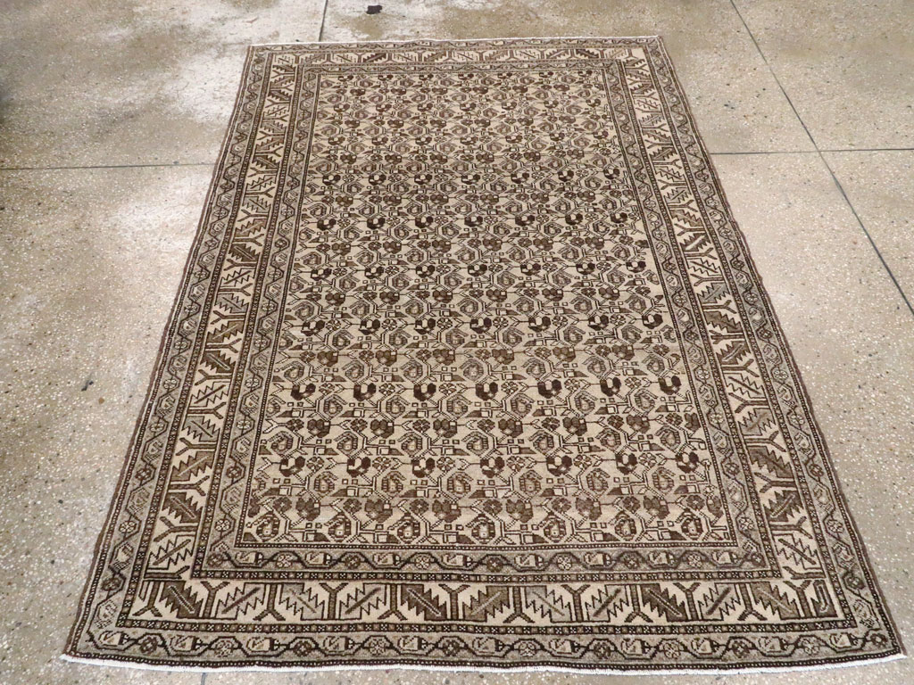Antique Persian Malayer Rug, No.20634 - Staging