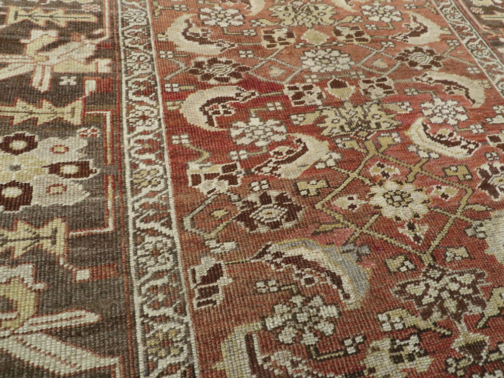 Antiuqe Persian Bidjar Rug, No.20637 - Staging