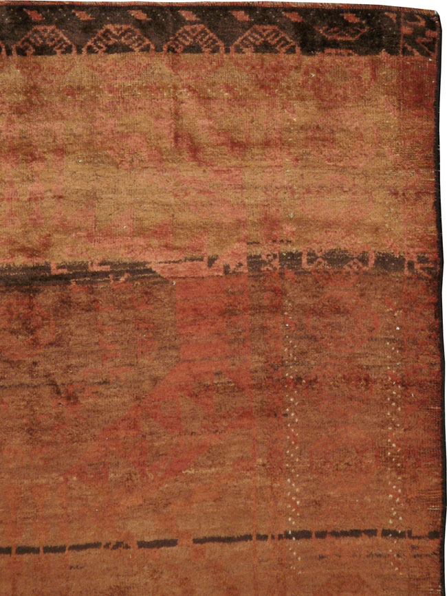 Vintage Persian Baluch Rug, No.20639 - Staging