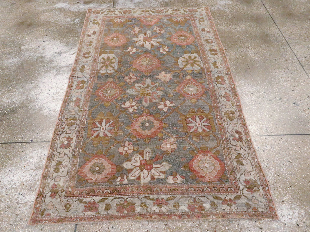 Antique Persian Kurdish Rug, No.20642 - Staging