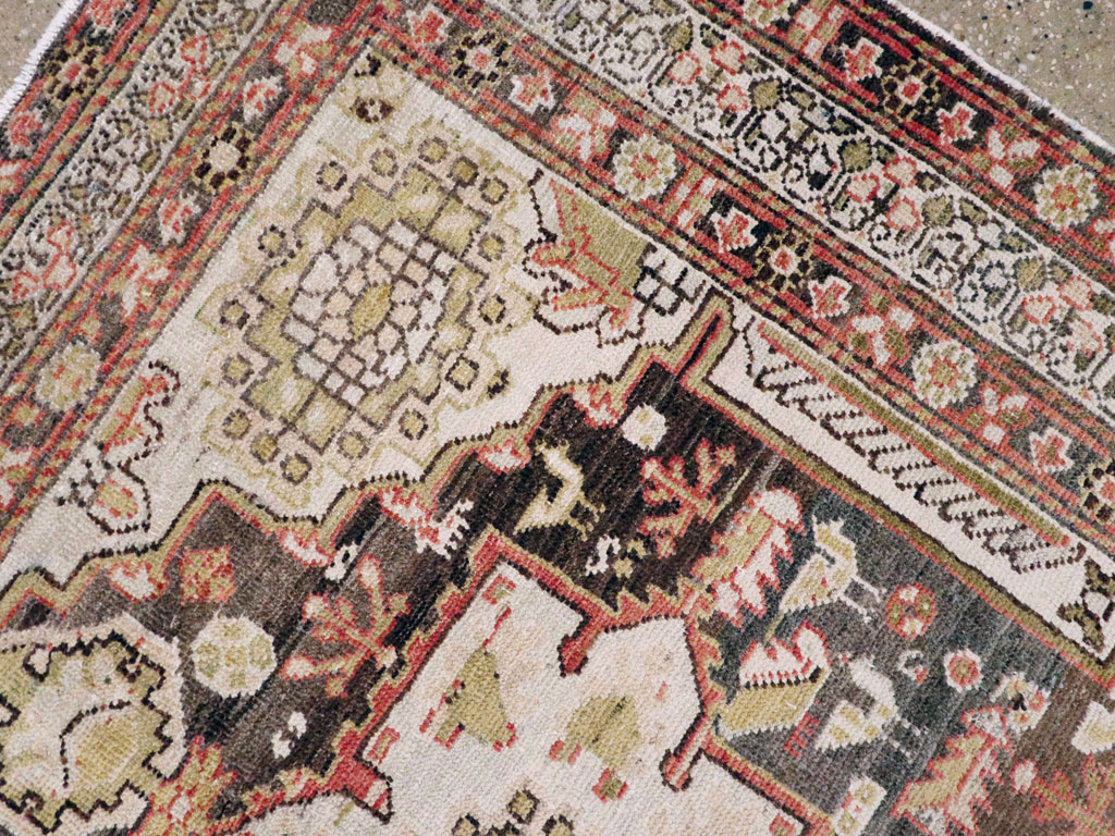 Vintage Persian Shiraz Rug, No.20644 - Staging