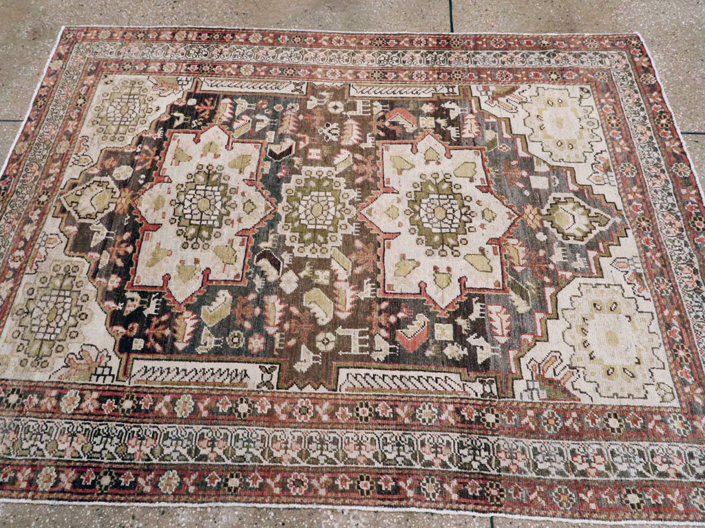Vintage Persian Shiraz Rug, No.20644 - Staging