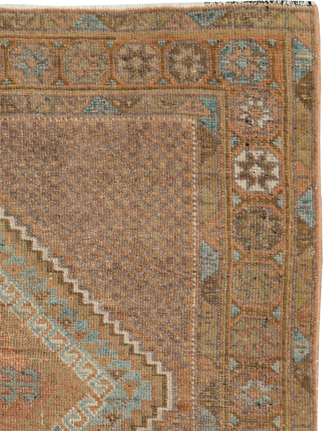 Vintage Persian Afshar Rug, No.20651 - Staging