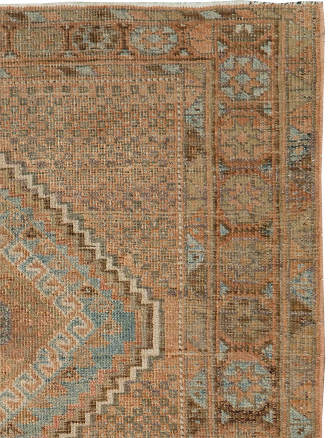 Vintage Persian Afshar Rug, No.20651 - Staging