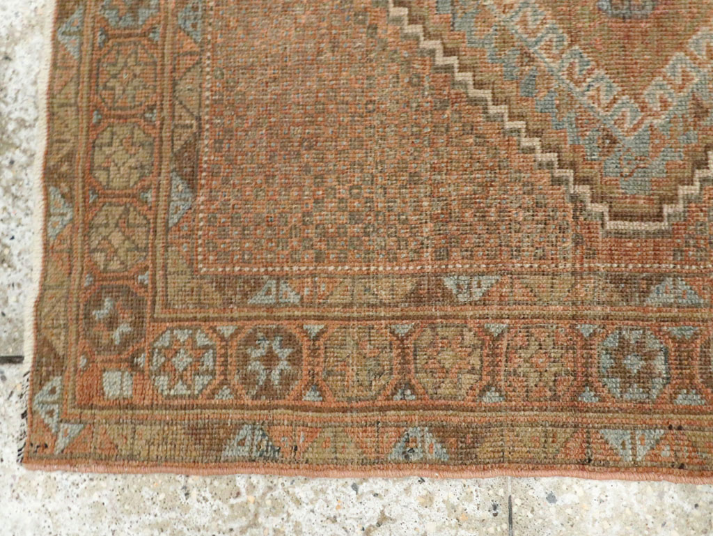 Vintage Persian Afshar Rug, No.20651 - Staging