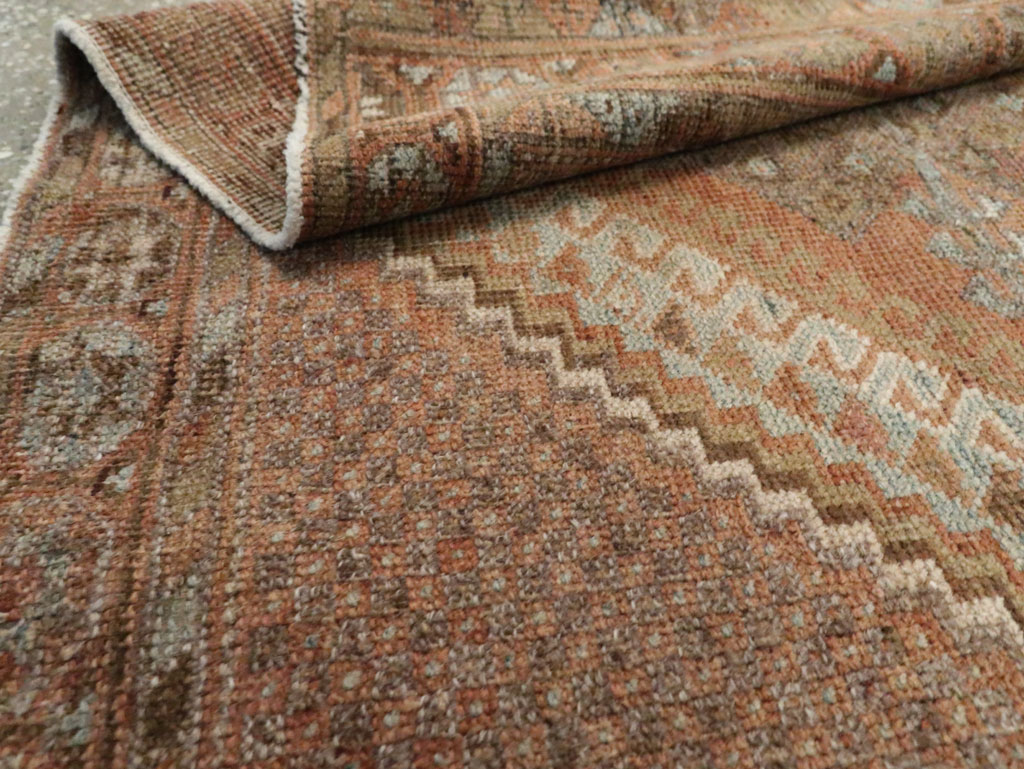 Vintage Persian Afshar Rug, No.20651 - Staging