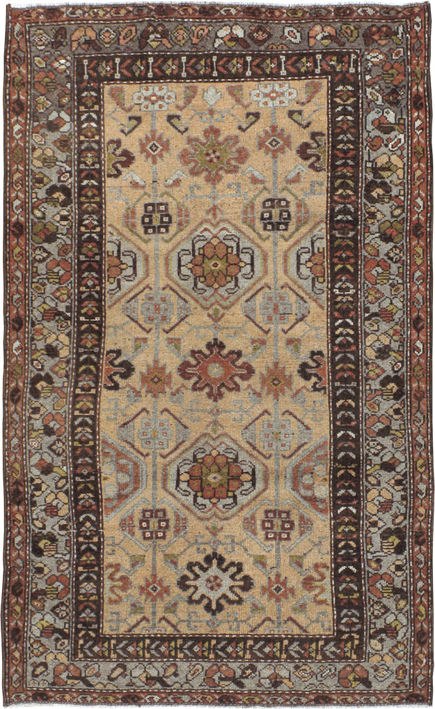 Vintage Persian Malayer Rug, No.20652 - Staging