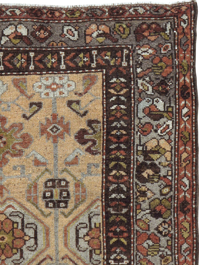 Vintage Persian Malayer Rug, No.20652 - Staging