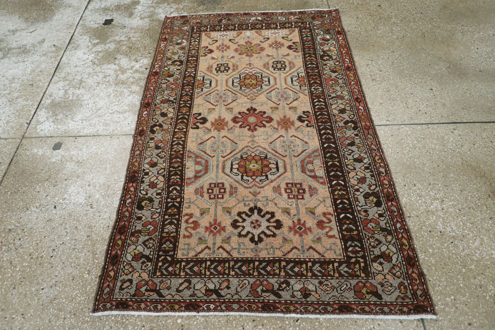 Vintage Persian Malayer Rug, No.20652 - Staging