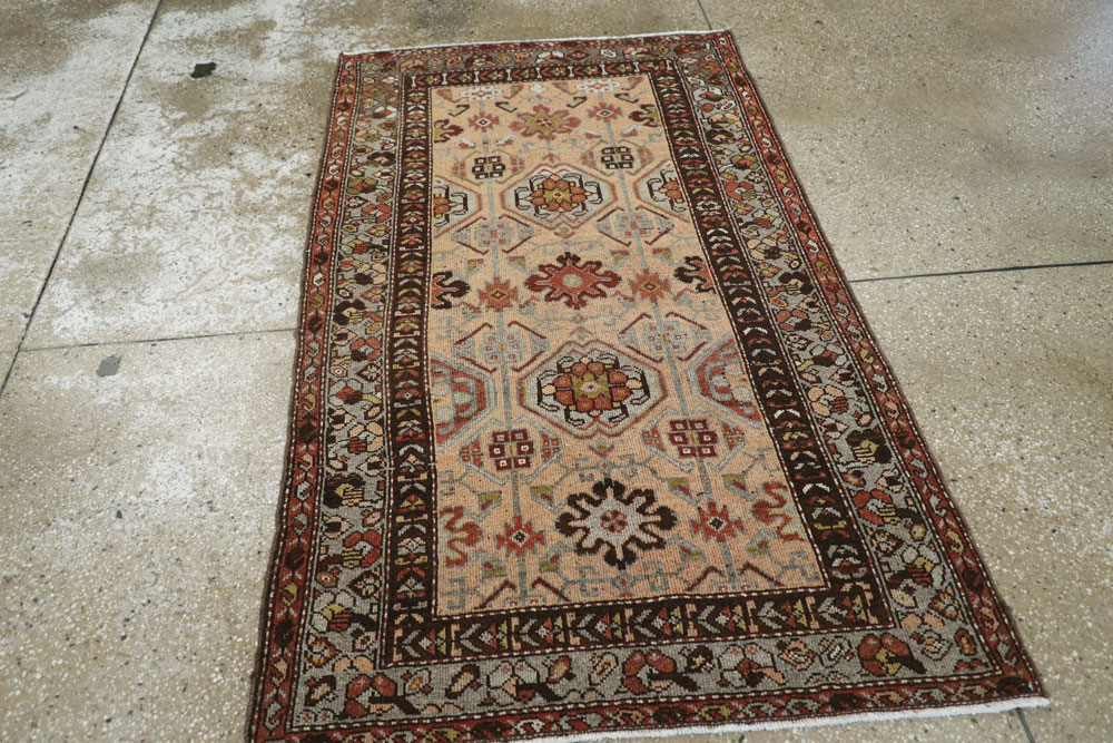 Vintage Persian Malayer Rug, No.20652 - Staging