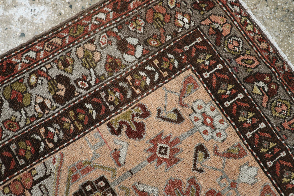 Vintage Persian Malayer Rug, No.20652 - Staging