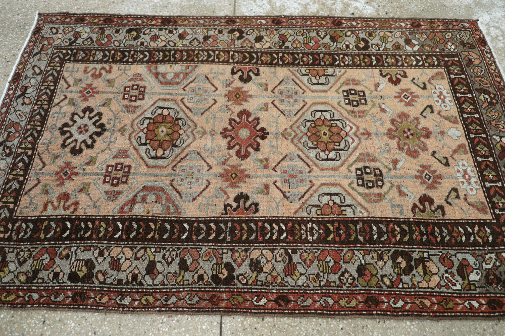 Vintage Persian Malayer Rug, No.20652 - Staging
