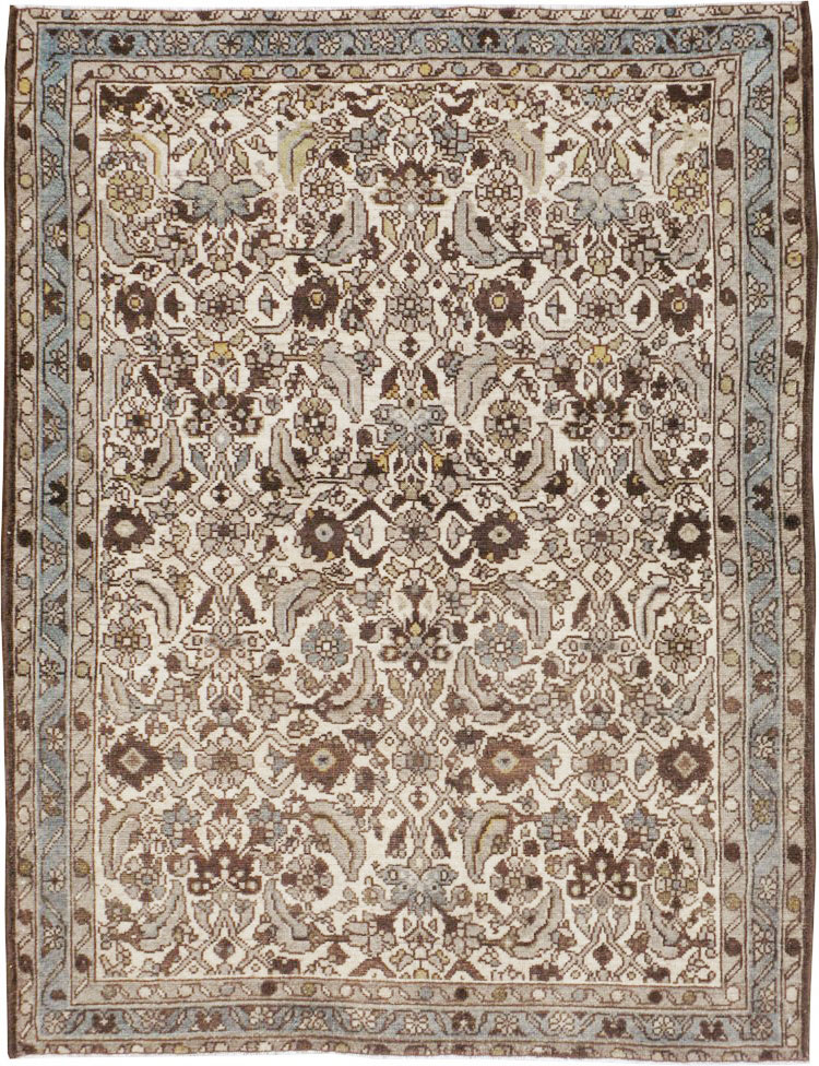Vintage Persian Malayer Rug, No.20653 - Staging