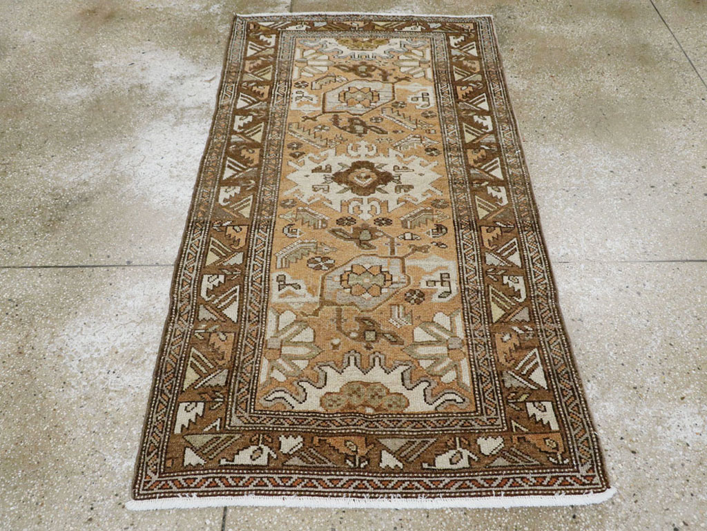 Vintage Persian Malayer Rug, No.20658 - Staging