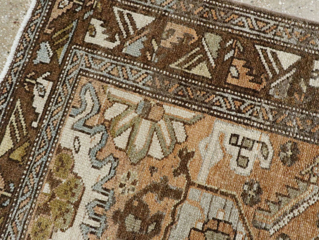 Vintage Persian Malayer Rug, No.20658 - Staging