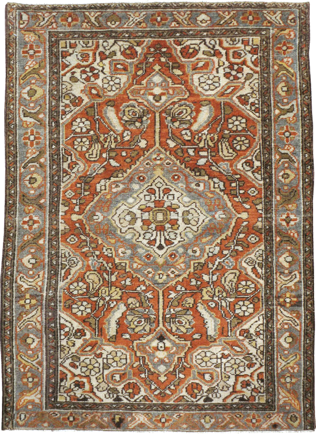 Vintage Persian Malayer Rug, No.20660 - Staging