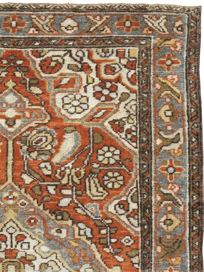 Vintage Persian Malayer Rug, No.20660 - Staging