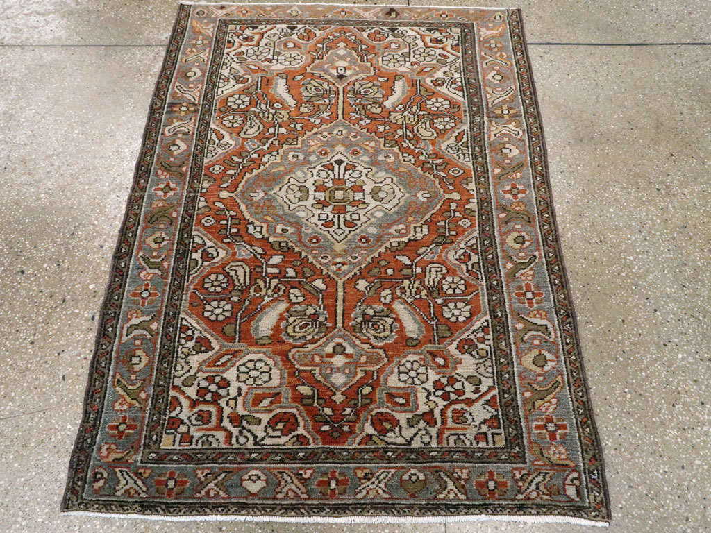 Vintage Persian Malayer Rug, No.20660 - Staging