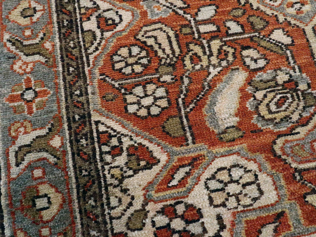 Vintage Persian Malayer Rug, No.20660 - Staging