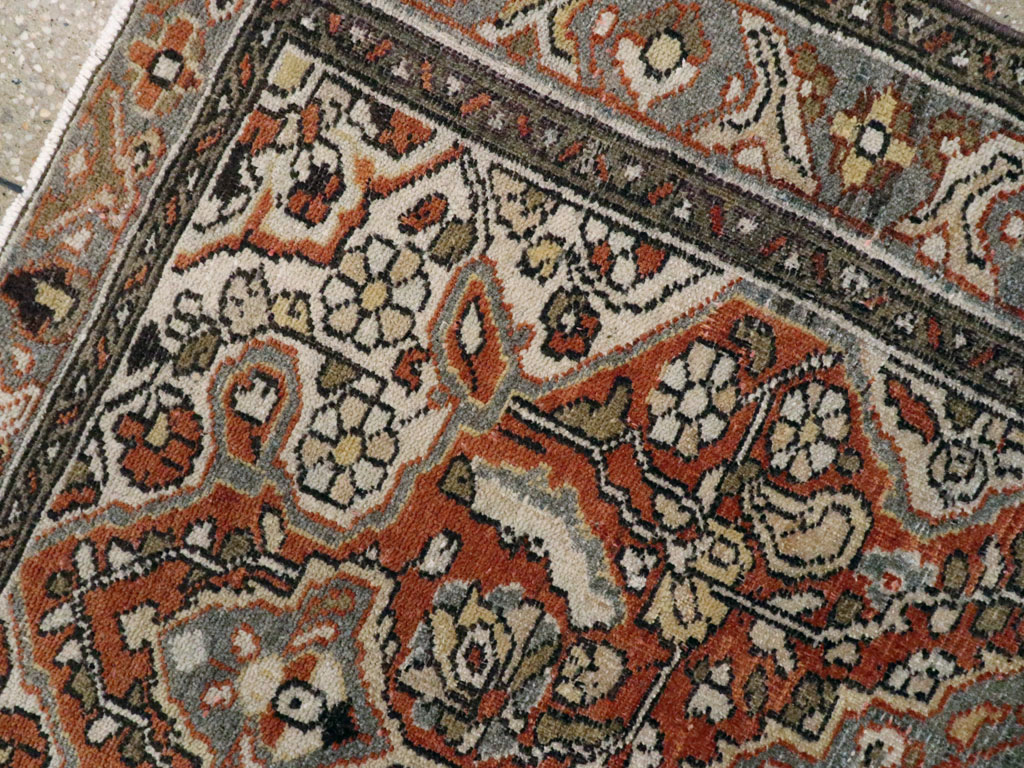Vintage Persian Malayer Rug, No.20660 - Staging