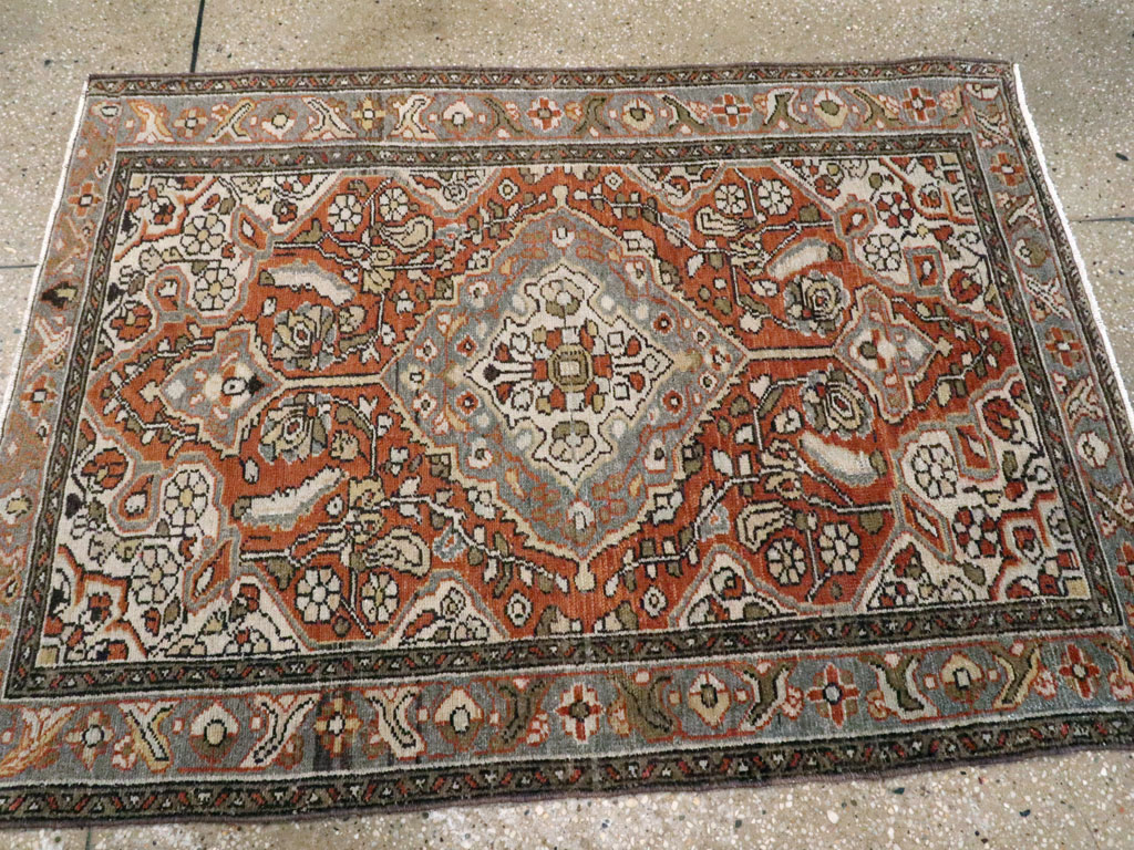 Vintage Persian Malayer Rug, No.20660 - Staging
