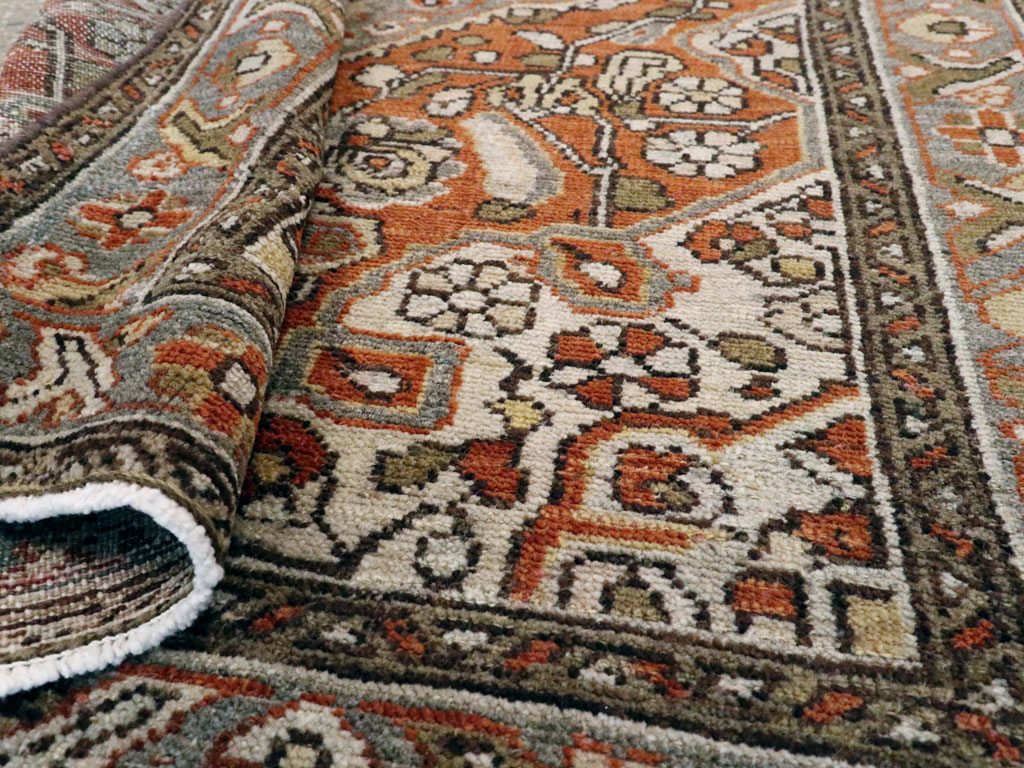 Vintage Persian Malayer Rug, No.20660 - Staging