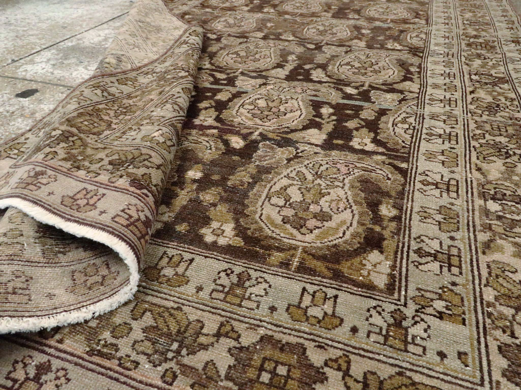 Antique Persian Malayer Rug, No.20664 - Staging