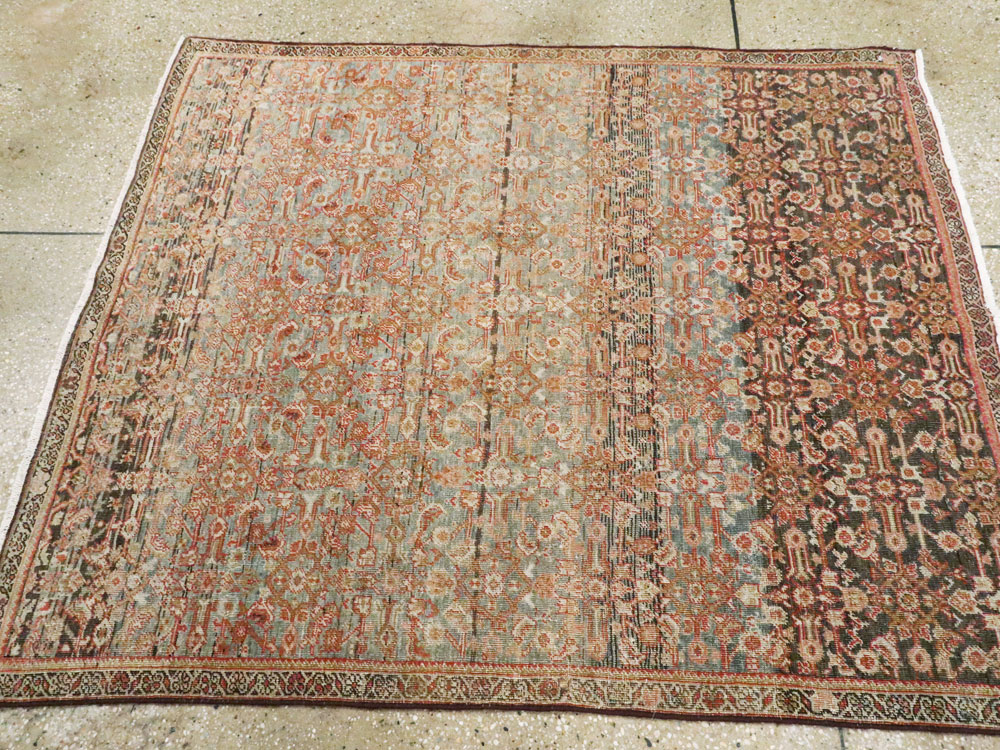 Antique Persian Fereghan Rug, No.20666 - Staging