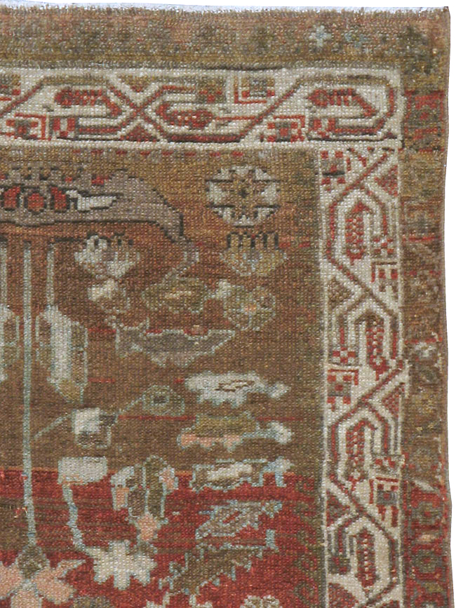 Vintage Persian Kurdish Rug, No.20669 - Staging