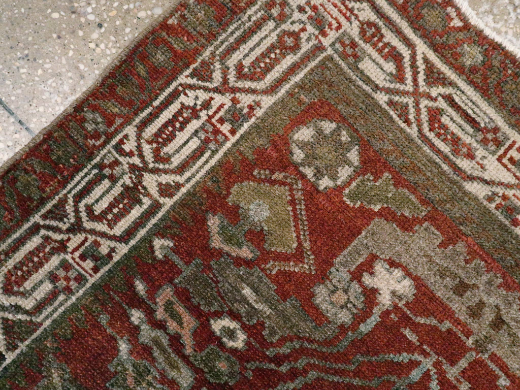 Vintage Persian Kurdish Rug, No.20669 - Staging