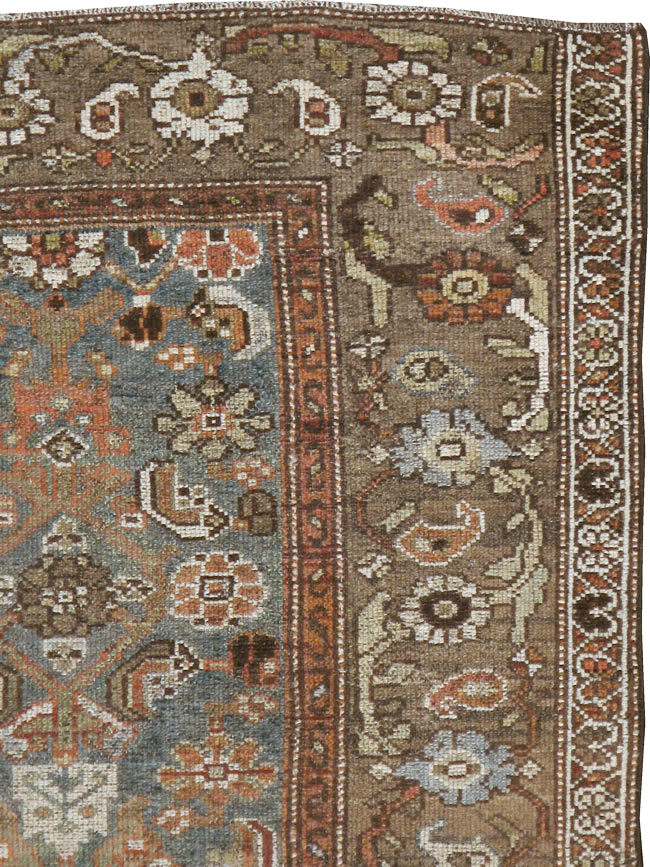 Vintage Persian Kurdish Rug, No.20672 - Staging