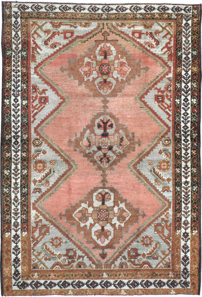 Antique Persian Malayer Rug, No.20673 - Staging