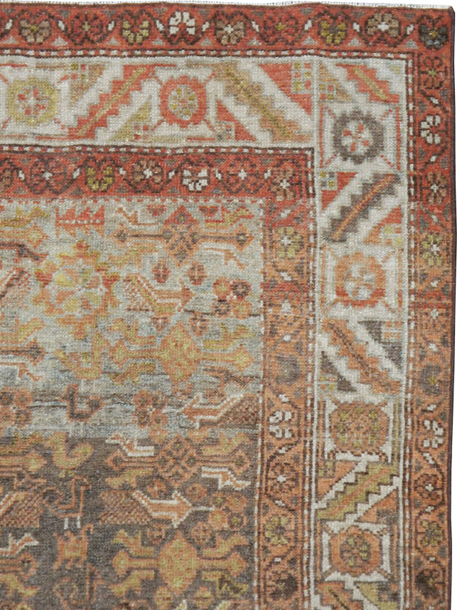 Vintage Persian Malayer Rug, No.20674 - Staging