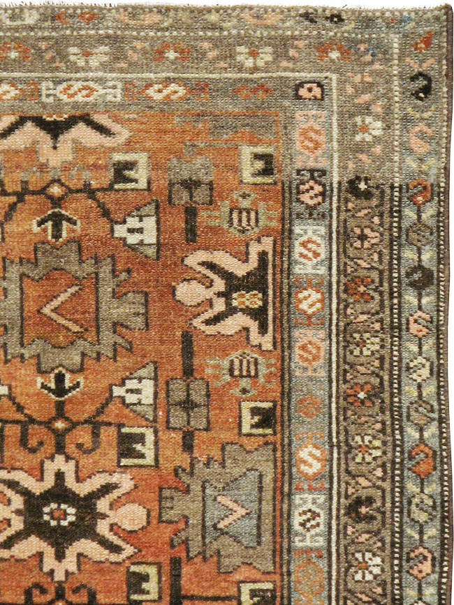 Vintage Persian Malayer Rug, No.20675 - Staging