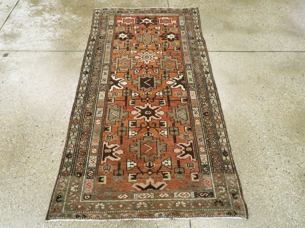 Vintage Persian Malayer Rug, No.20675 - Staging