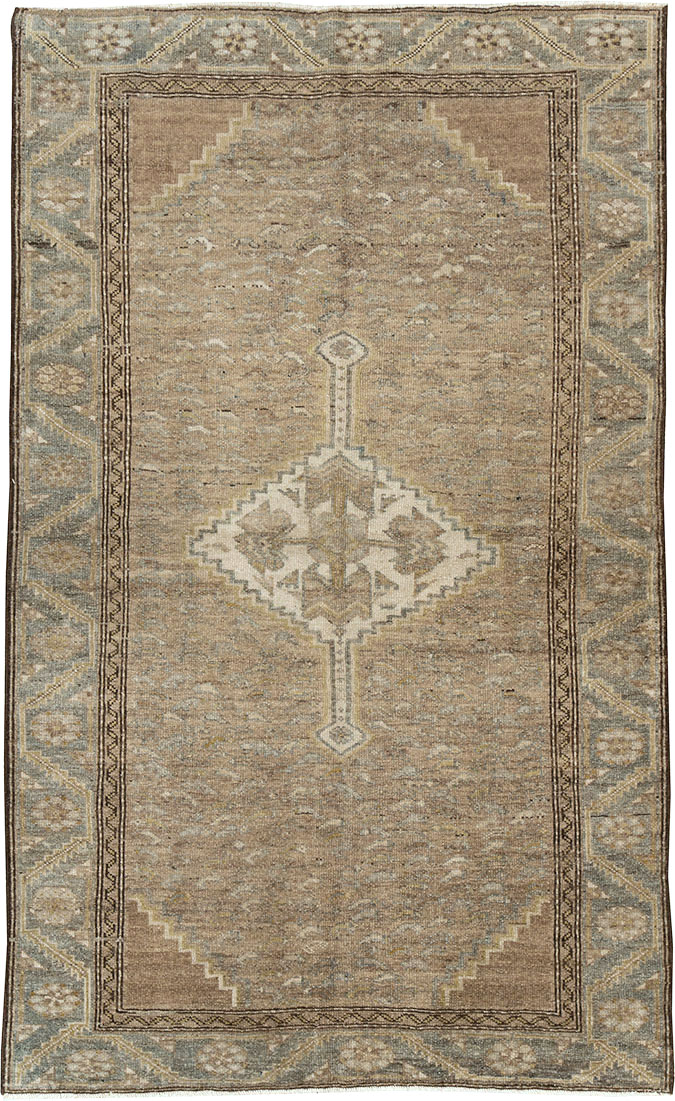 Vintage Persian Malayer Rug, No.20679 - Staging