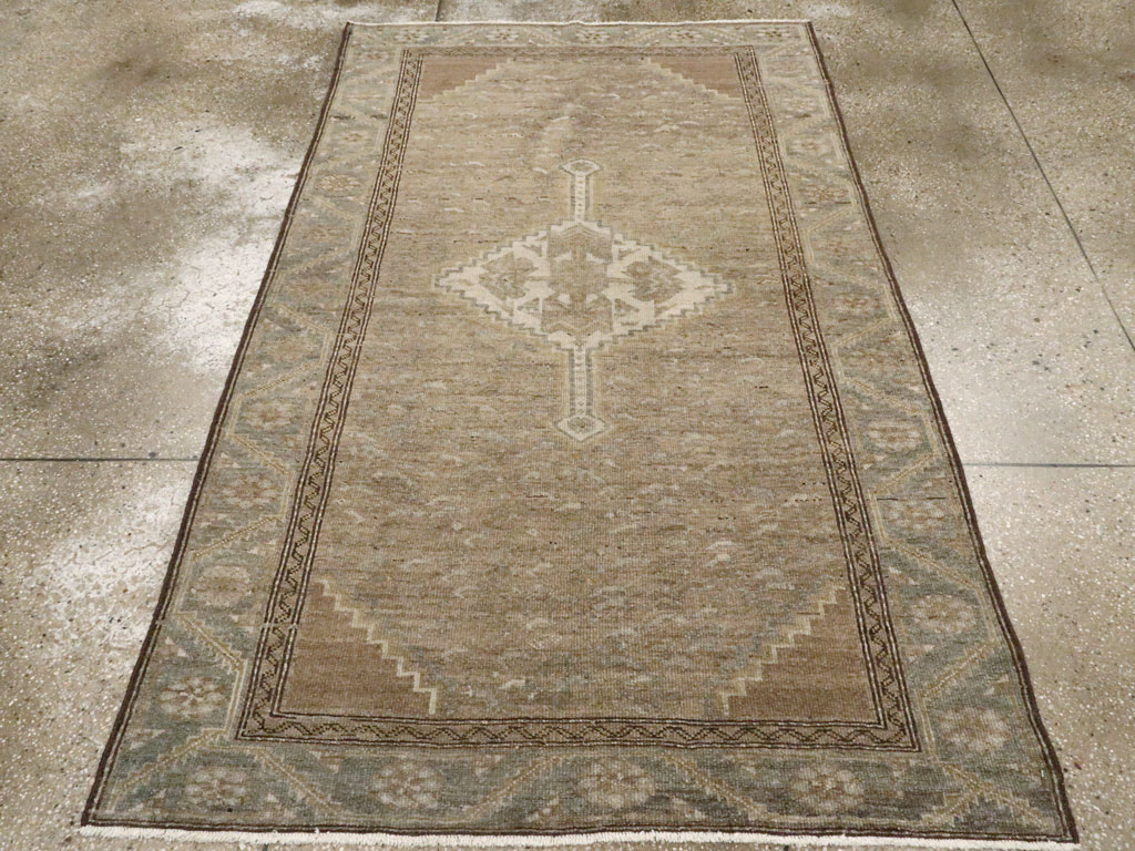 Vintage Persian Malayer Rug, No.20679 - Staging